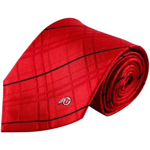 Utah Utes Red Oxford Woven Tie