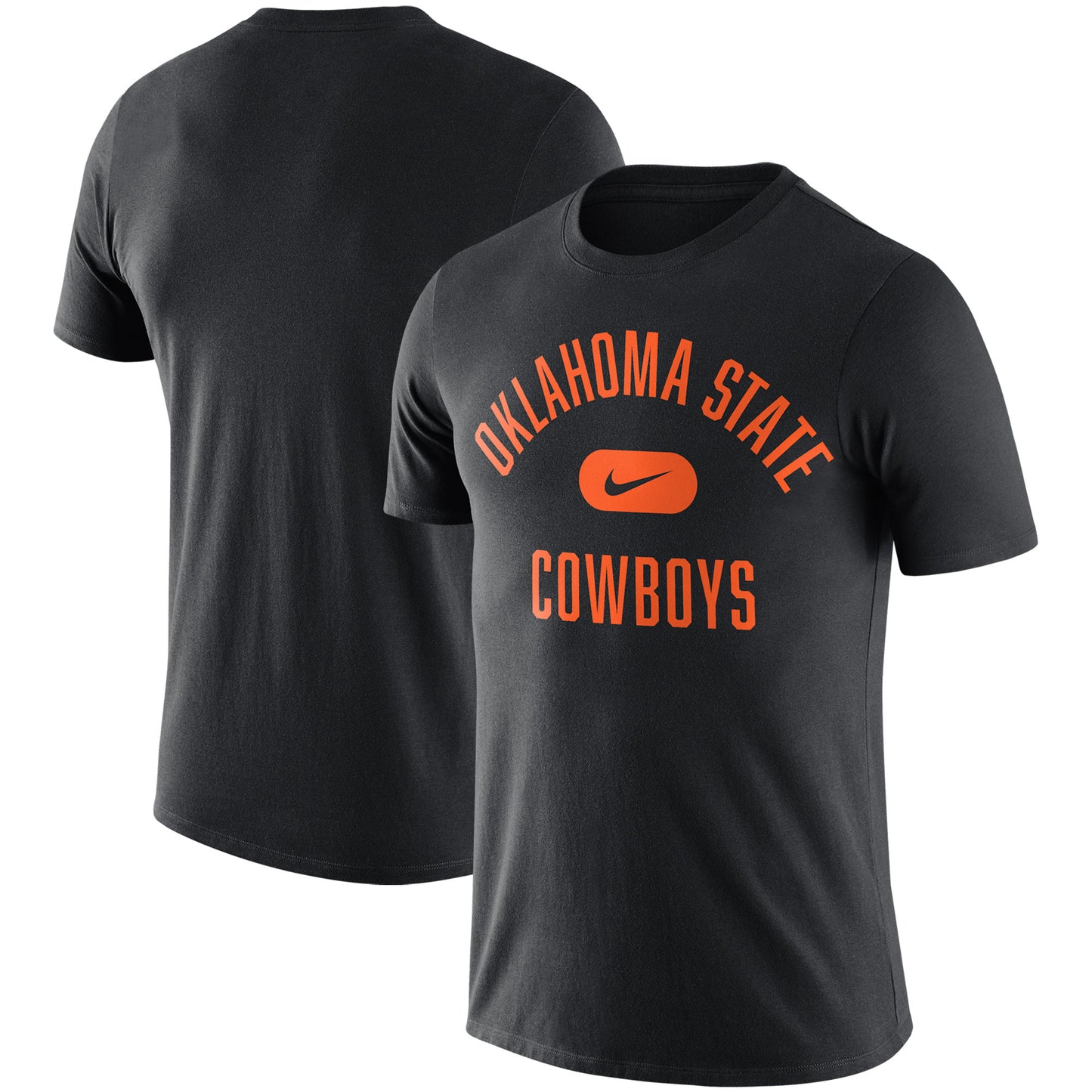 Men's Nike Black Oklahoma State Cowboys Team Arch T-Shirt