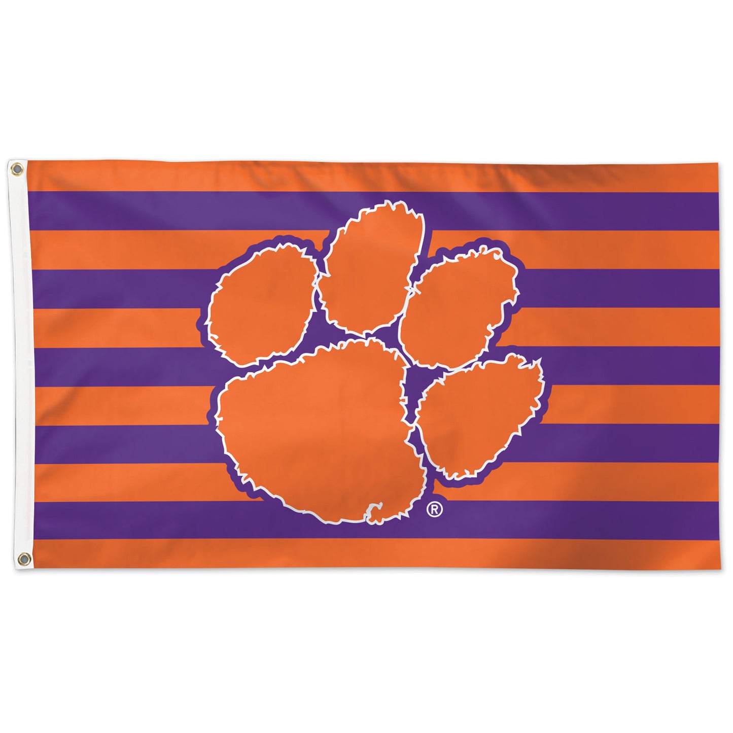 WinCraft Clemson Tigers 3' x 5' Stars & Stripes One-Sided Flag