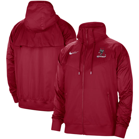 Men's Nike Crimson Alabama Crimson Tide Windrunner Raglan Full-Zip Jacket