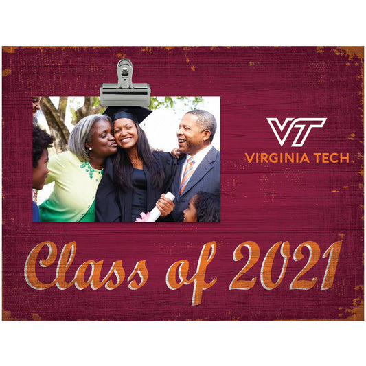Virginia Tech Hokies 10.5'' x 8'' Class of 2021 Clip Frame