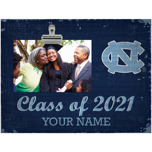 North Carolina Tar Heels 10.5'' x 8'' Class of 2021 Personalized Clip Frame