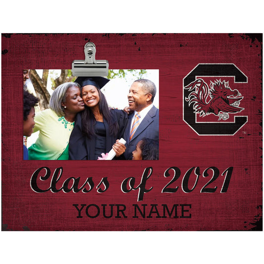 South Carolina Gamecocks 10.5'' x 8'' Class of 2021 Personalized Clip Frame