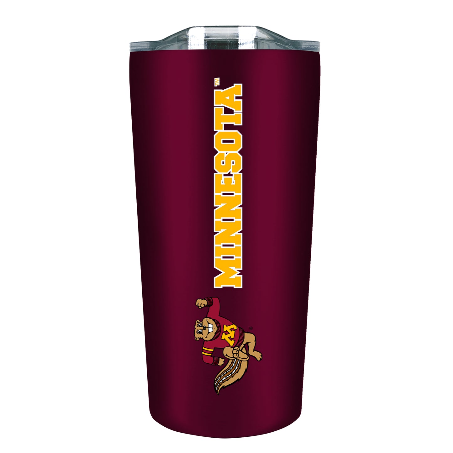 Minnesota Golden Gophers 18oz. Stainless Steel Soft Touch Tumbler