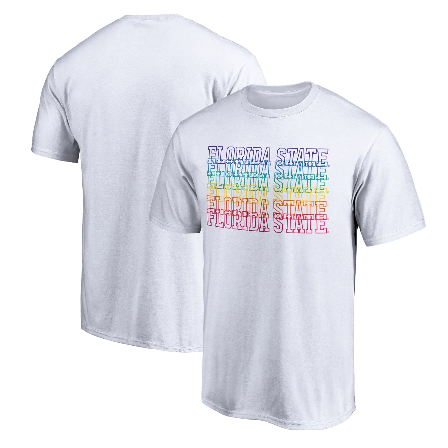 Men's White Florida State Seminoles City Pride T-Shirt