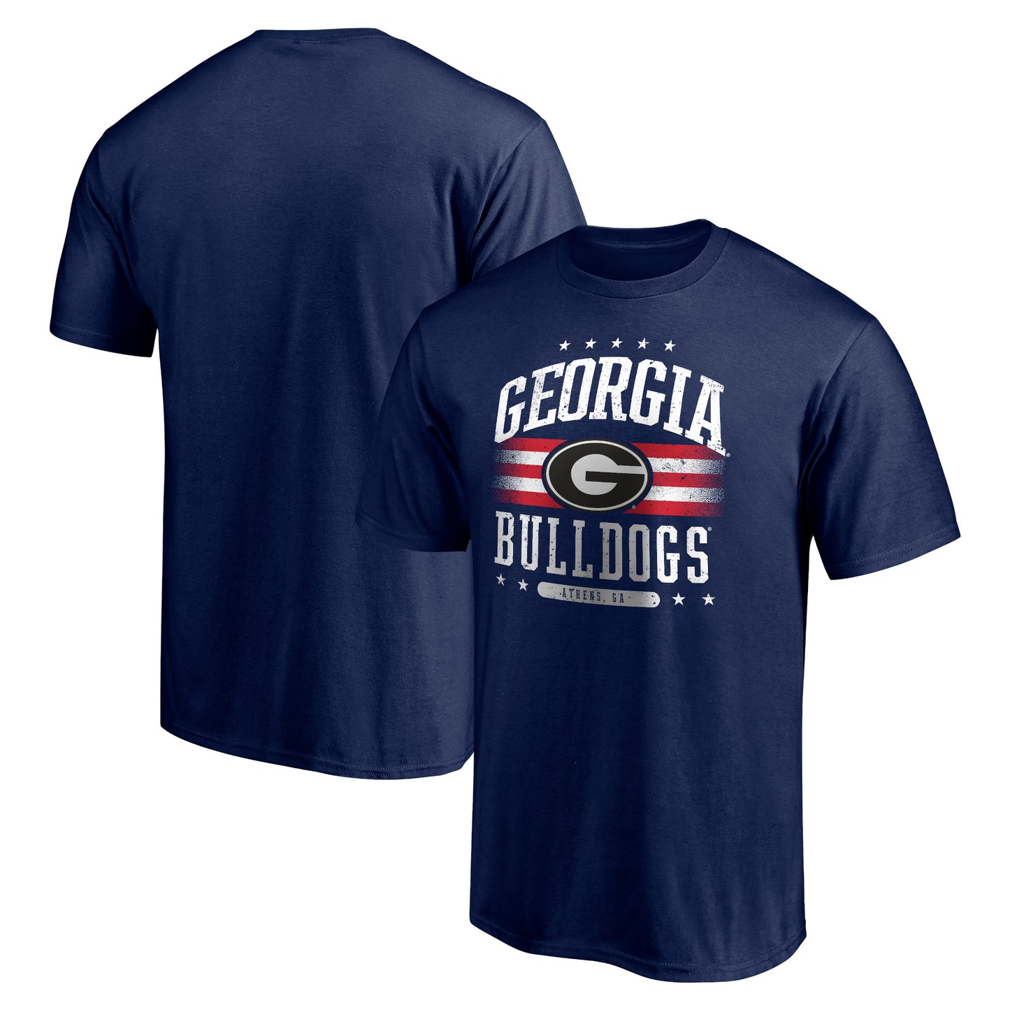 Men's Navy Georgia Bulldogs Americana T-Shirt