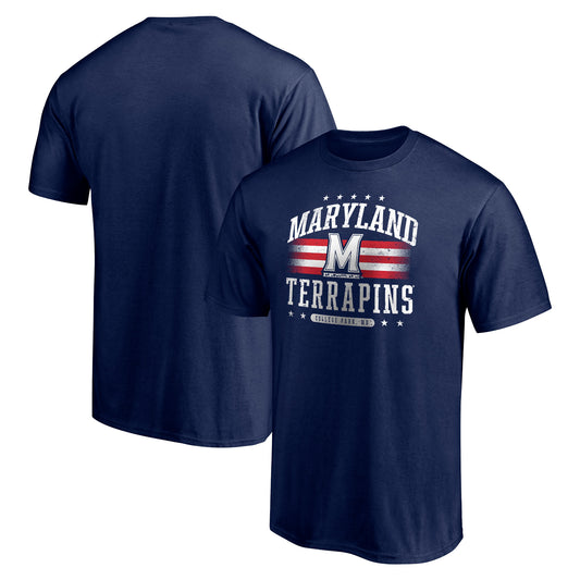 Men's Navy Maryland Terrapins Americana T-Shirt