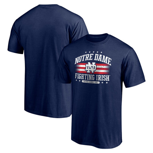 Men's Navy Notre Dame Fighting Irish Americana T-Shirt