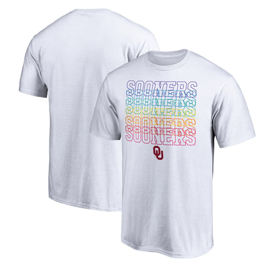 Men's White Oklahoma Sooners City Pride T-Shirt