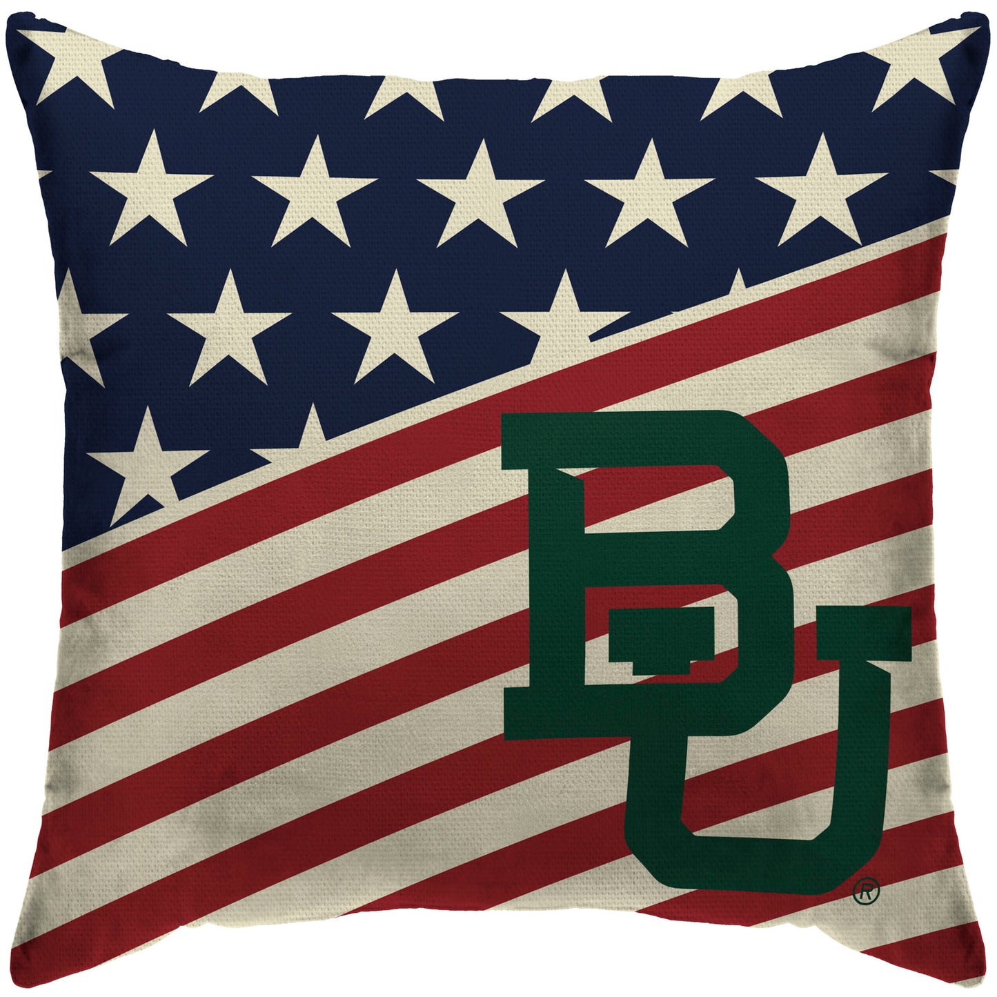 Baylor Bears 18'' x 18'' Team Americana Decorative Throw Pillow