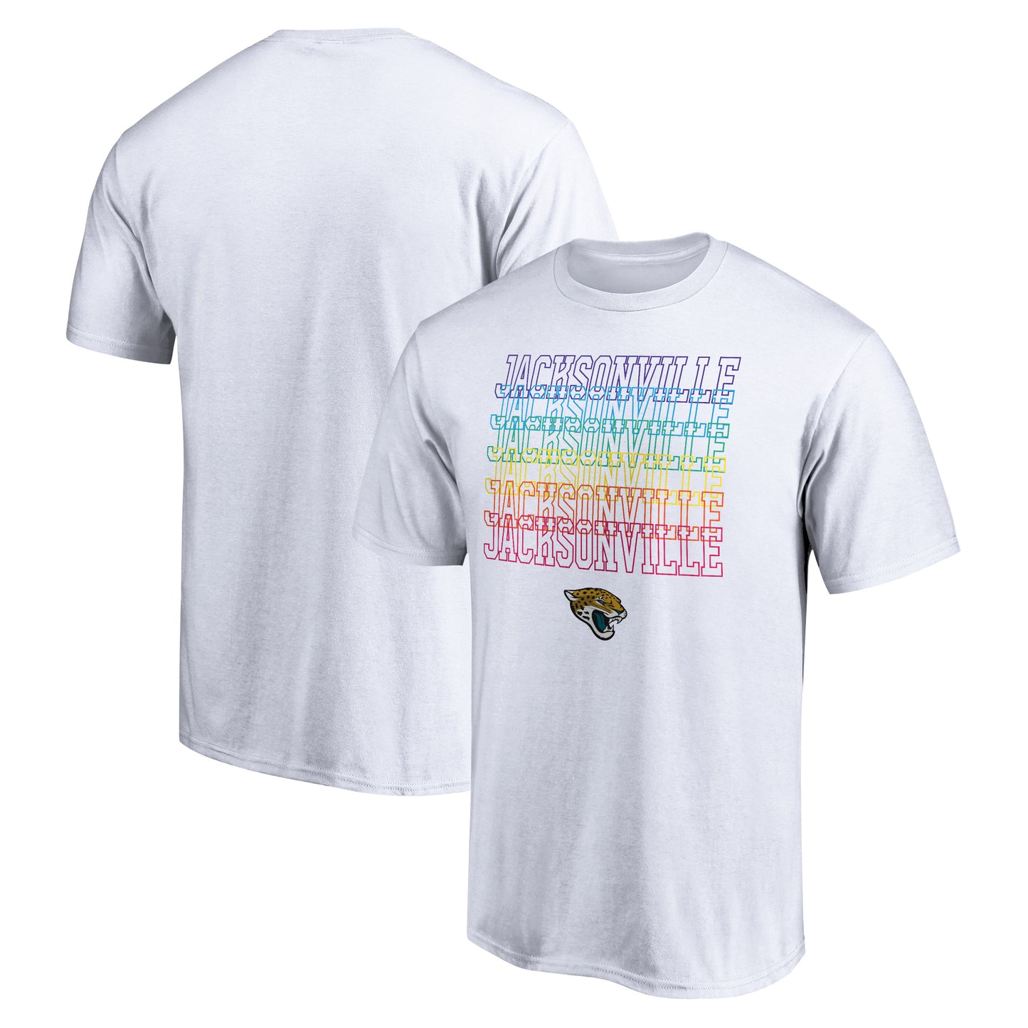 Men's White Jacksonville Jaguars City Pride T-Shirt