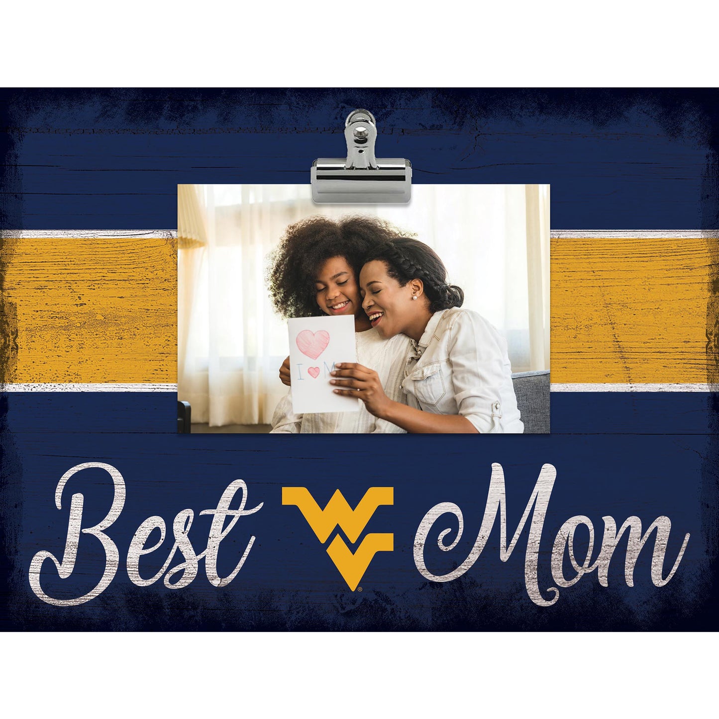 West Virginia Mountaineers 10.5'' x 8'' Best Mom Clip Frame