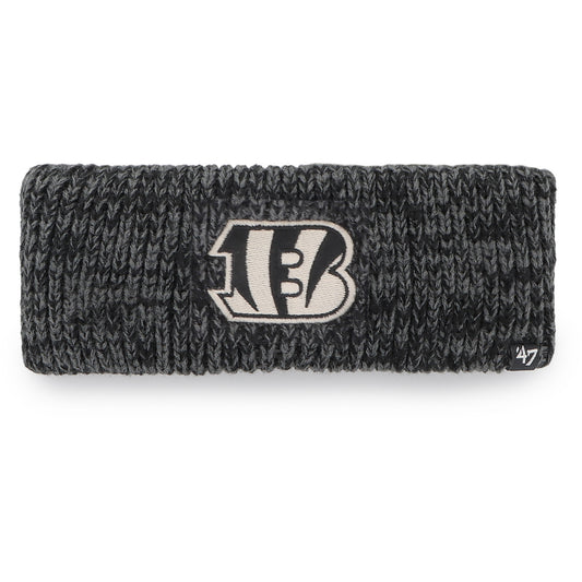 Women's '47 Heathered Black Cincinnati Bengals Team Meeko Headband