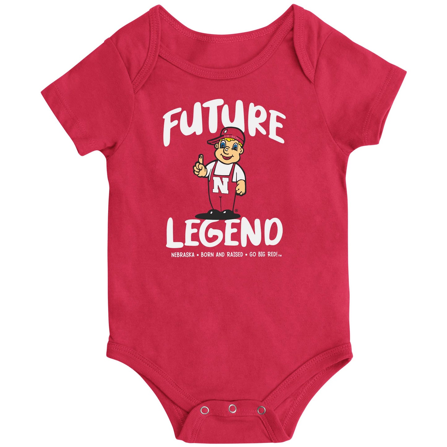 Newborn & Infant Colosseum Scarlet Nebraska Huskers Core Bodysuit