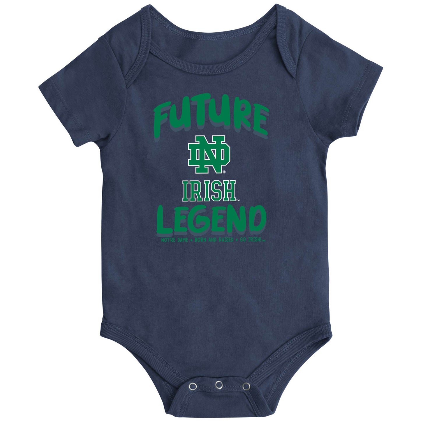 Newborn & Infant Colosseum Navy Notre Dame Fighting Irish Core Bodysuit