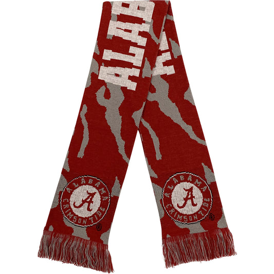 FOCO Alabama Crimson Tide Tonal Camo Scarf