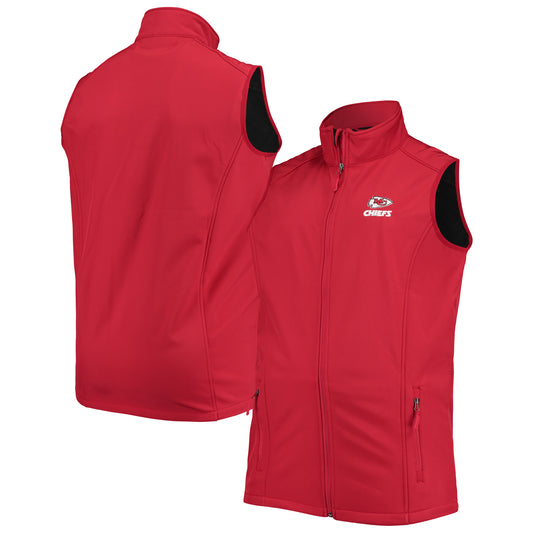 Men's Dunbrooke Red Kansas City Chiefs Big & Tall Archer Softshell Full-Zip Vest