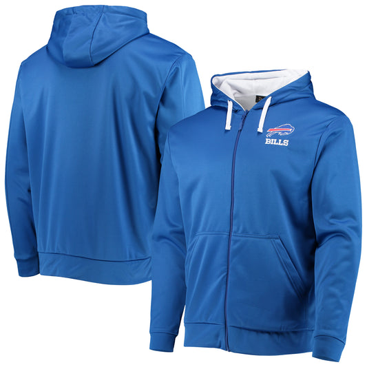 Men's Dunbrooke Royal/White Buffalo Bills Apprentice Full-Zip Hoodie