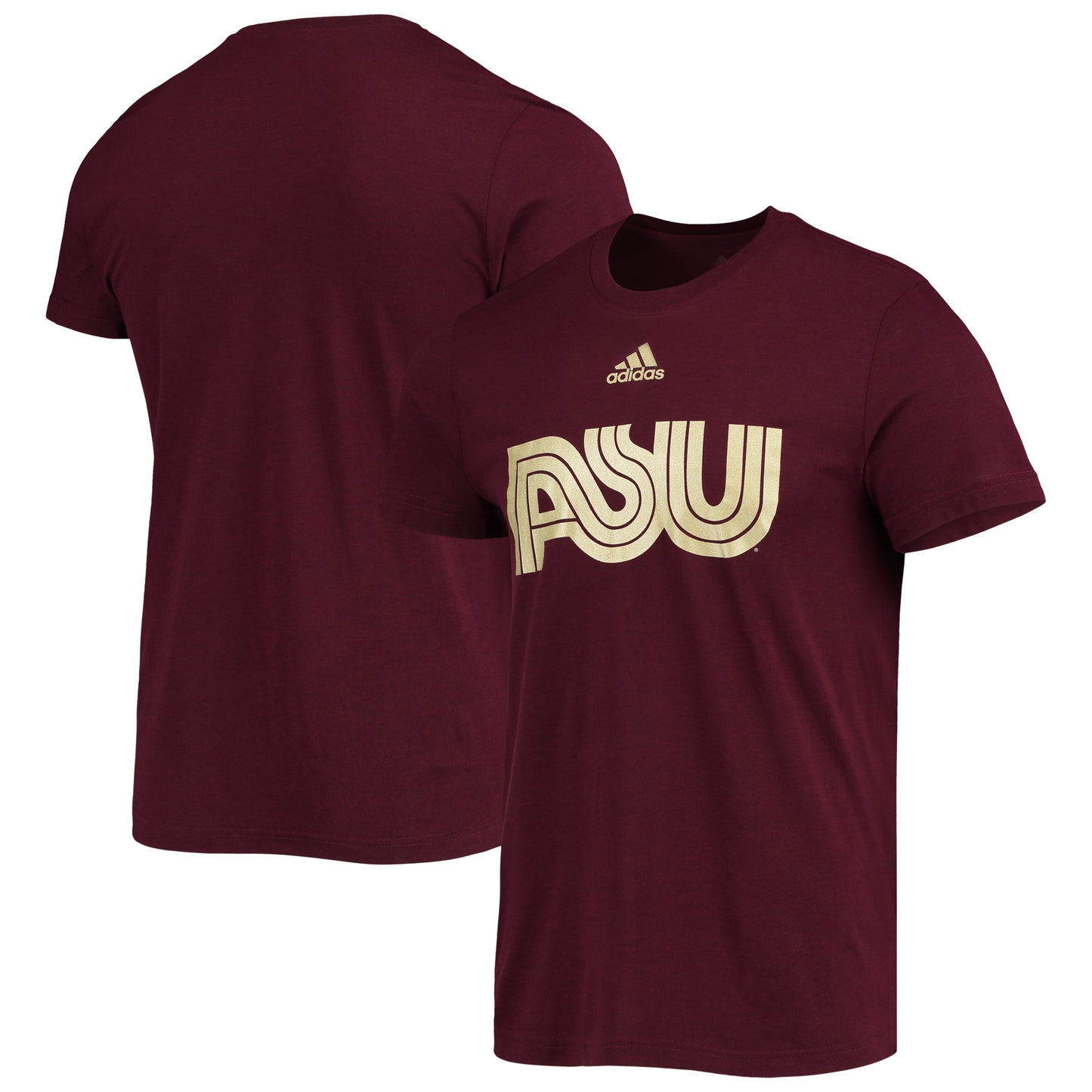 Men's adidas Maroon Arizona State Sun Devils Sideline Tri-Blend T-Shirt