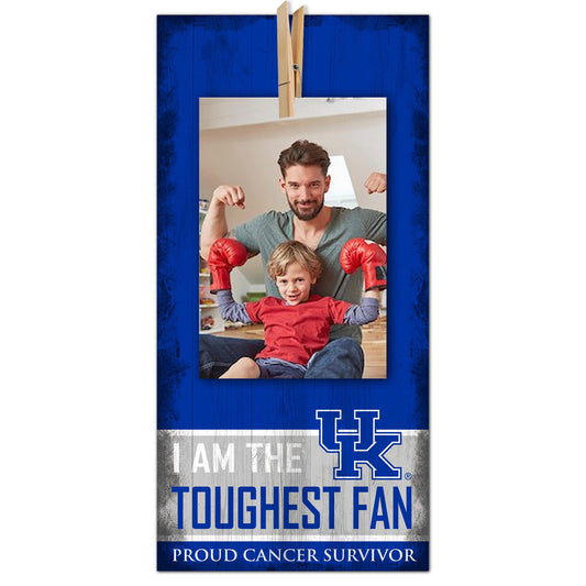 Kentucky Wildcats 6'' x 12'' Cancer Survivor Toughest Fan Clip Frame