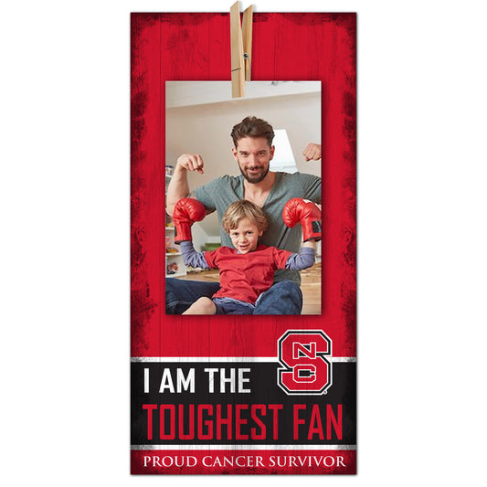 NC State Wolfpack 6'' x 12'' Cancer Survivor Toughest Fan Clip Frame