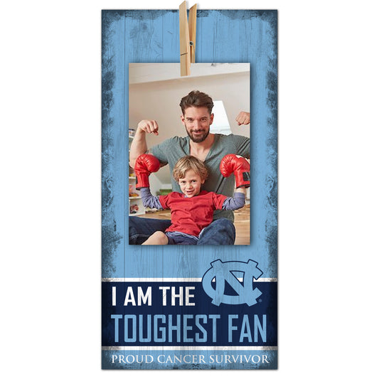 North Carolina Tar Heels 6'' x 12'' Cancer Survivor Toughest Fan Clip Frame