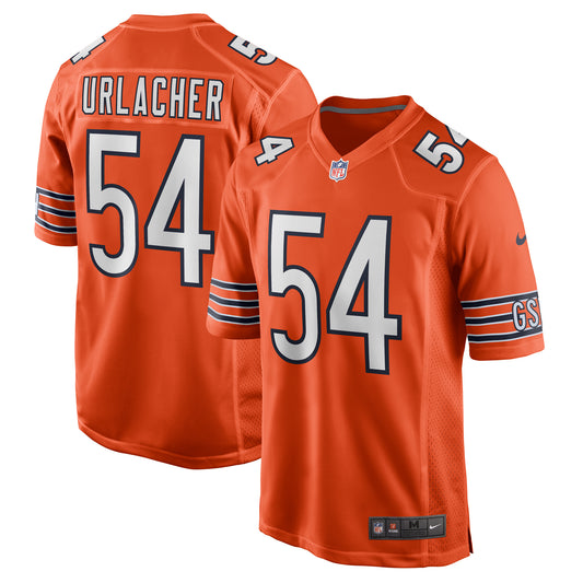 Men's Nike Brian Urlacher Orange Chicago Bears Retired Player Jersey