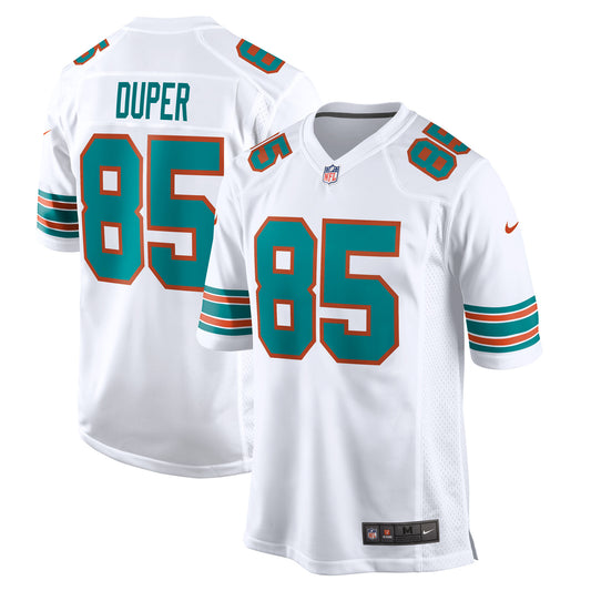 Men's Nike Mark Duper White Miami Dolphins Retired Player Jersey