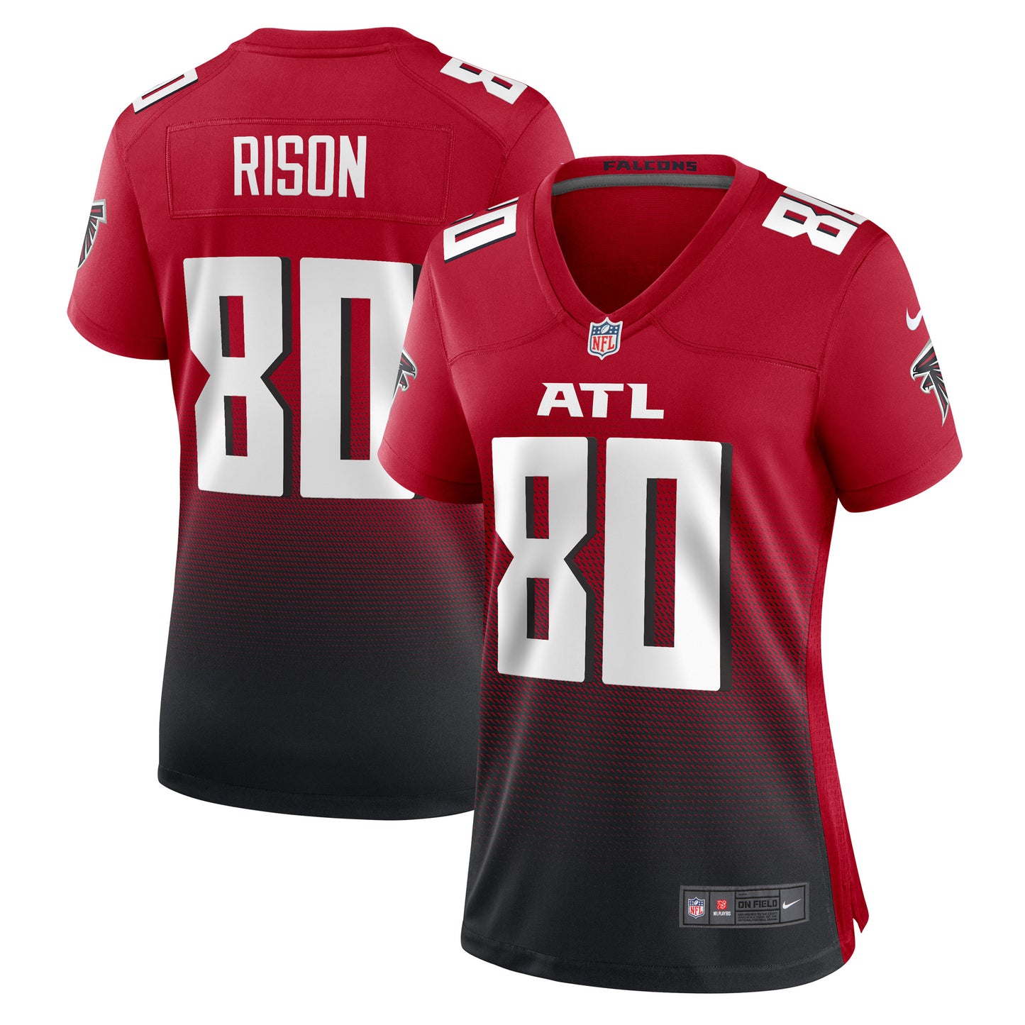 Women's Nike Andre Rison Red Atlanta Falcons Retired Player Jersey