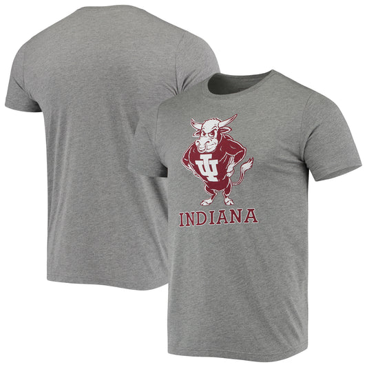 Men's Homefield Gray Indiana Hoosiers Vintage IU Bison T-Shirt