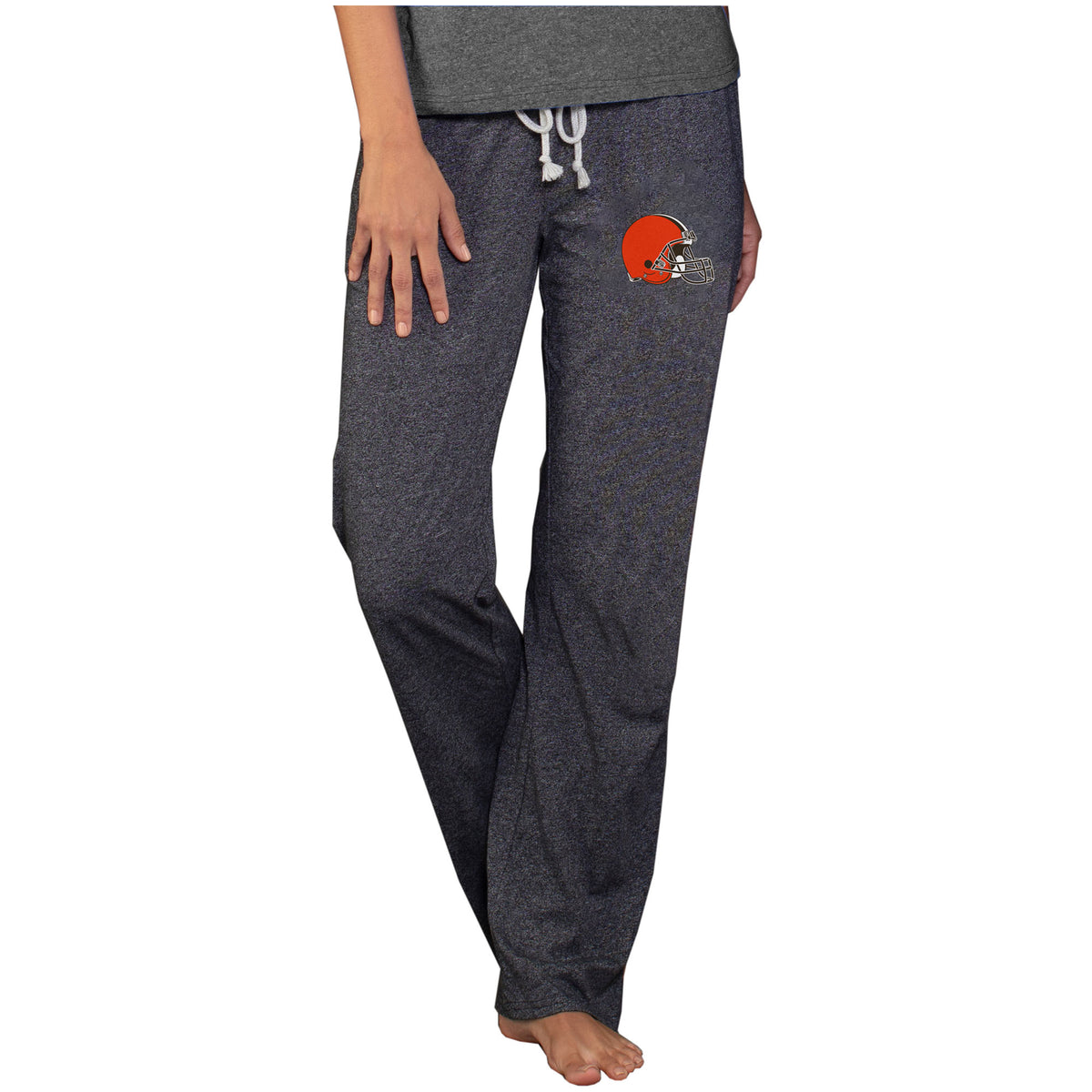 Women's Concepts Sport Charcoal Cleveland Browns Quest Knit Lightweight Lounge Pants