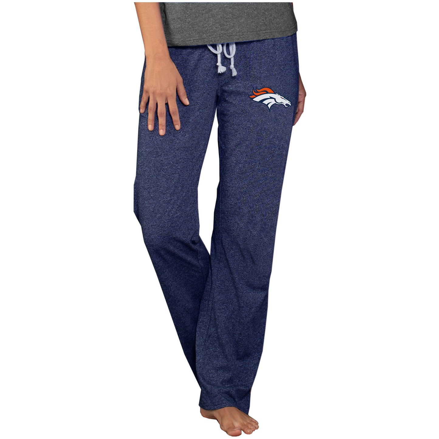 Women's Concepts Sport Navy Denver Broncos Quest Knit Lightweight Lounge Pants