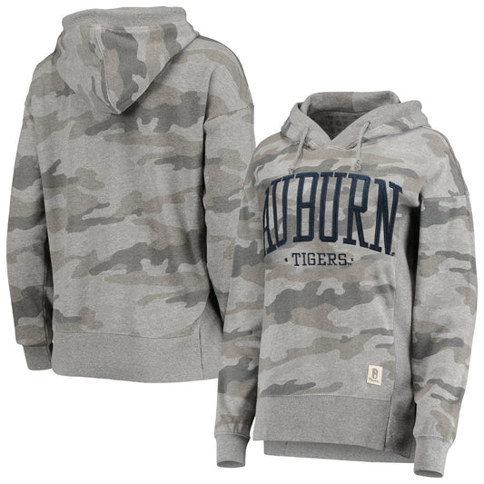 Women's Pressbox Camo Auburn Tigers Lorenzo Pullover Hoodie