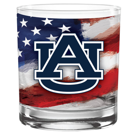 Auburn Tigers 14oz. Americana Rocks Glass