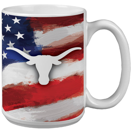 Texas Longhorns 15oz. Americana Java Mug