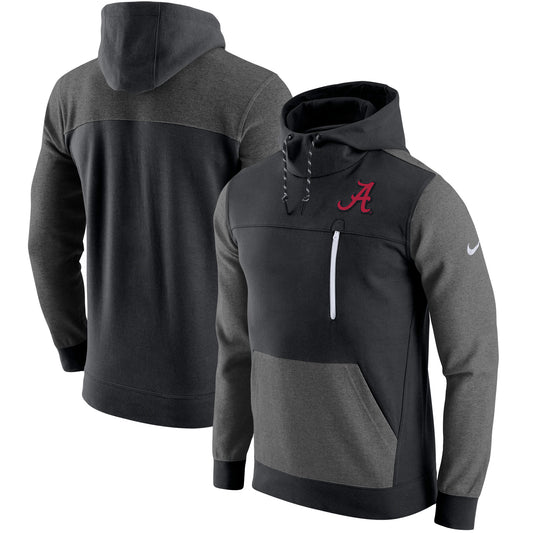 Men's Nike Black Alabama Crimson Tide AV-15 2.0 Slim Fit Pullover Hoodie