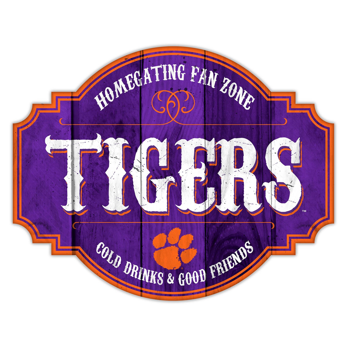 Clemson Tigers 24'' Homegating Tavern Sign