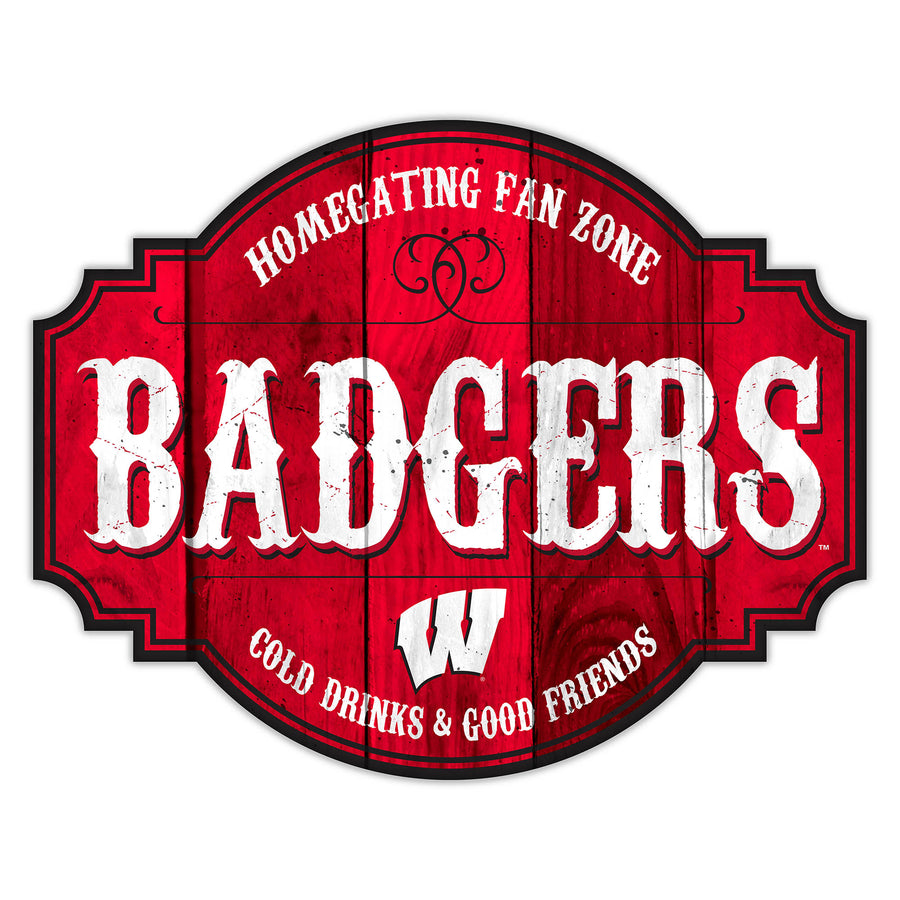 Wisconsin Badgers 24'' Homegating Tavern Sign