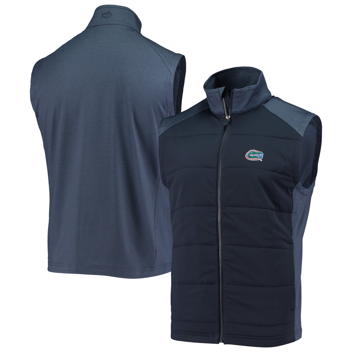 Men's Southern Tide Navy Florida Gators Performance Full-Zip Vest