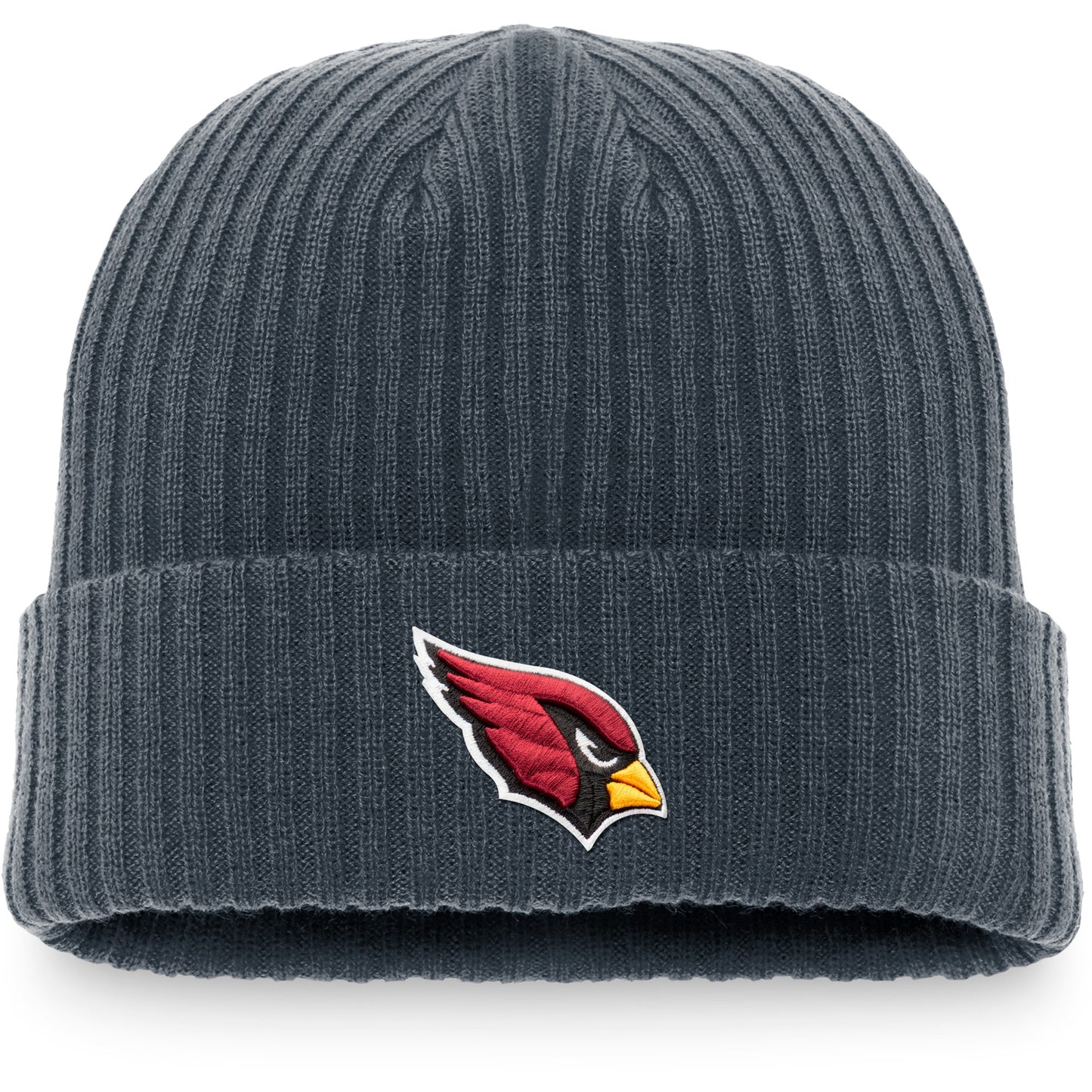 Men's Fanatics Charcoal Arizona Cardinals Dark Shadow Cuffed Knit Hat