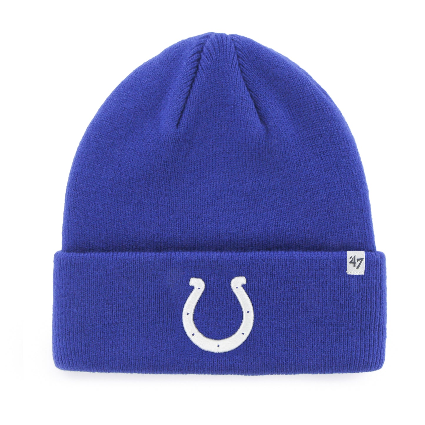 Youth '47 Royal Indianapolis Colts Basic Cuffed Knit Hat