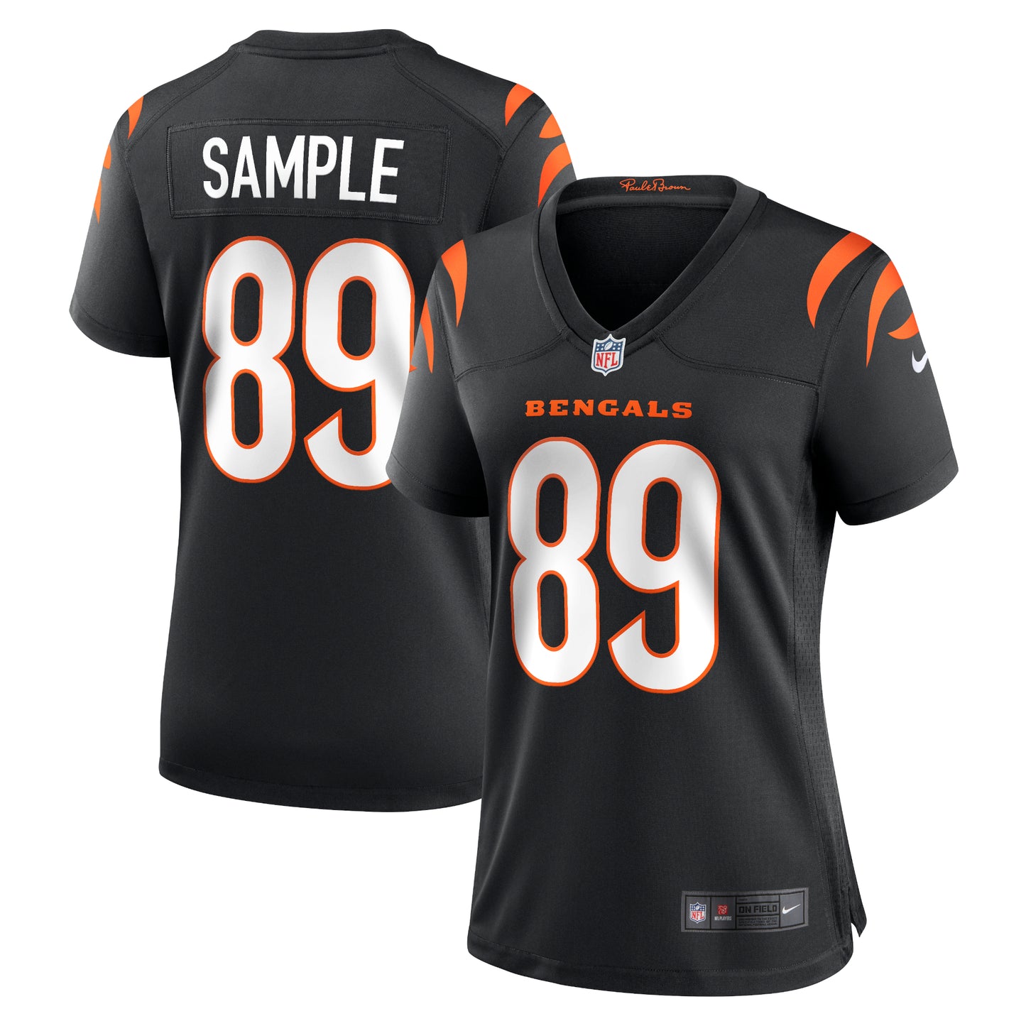 Women's Nike Drew Sample Black Cincinnati Bengals Game Jersey