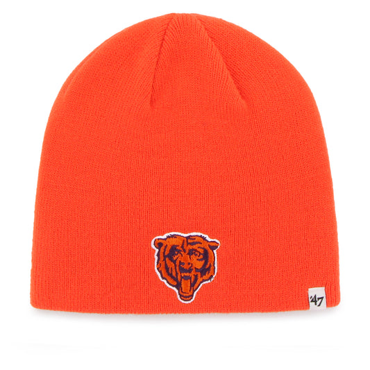 Men's '47 Orange Chicago Bears Team Secondary Logo Knit Beanie