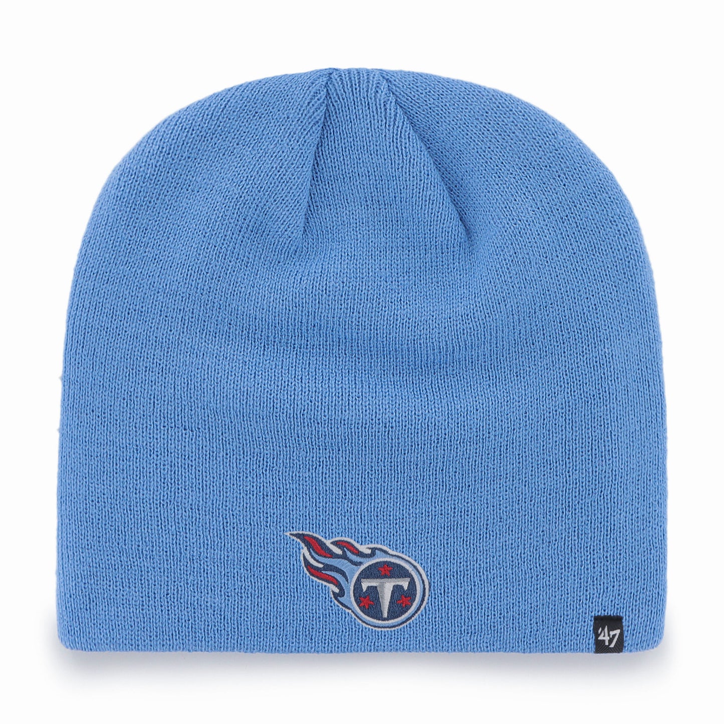 Men's '47 Light Blue Tennessee Titans Secondary Logo Knit Beanie