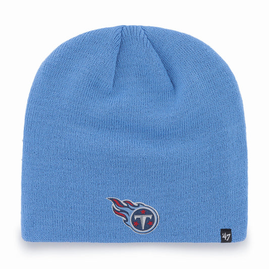 Men's '47 Light Blue Tennessee Titans Secondary Logo Knit Beanie