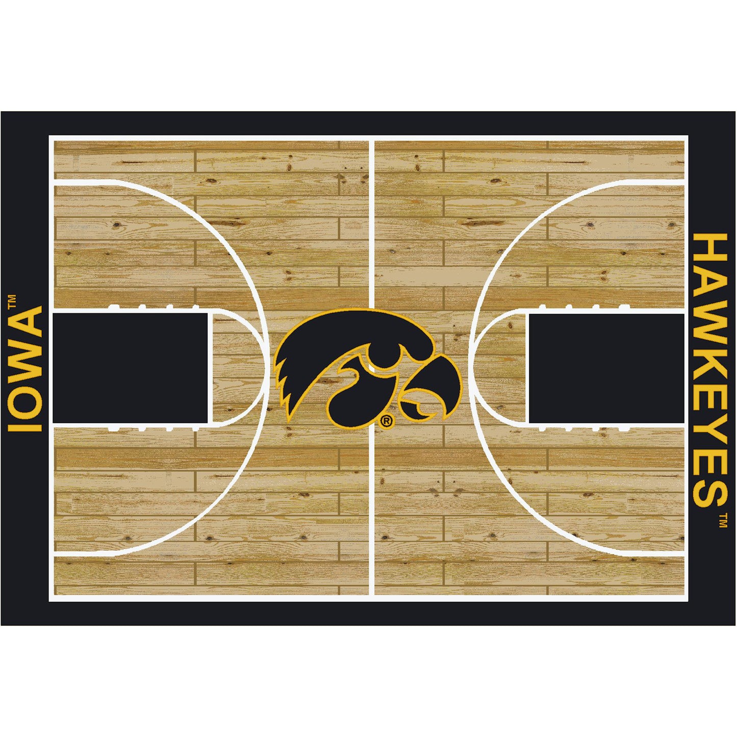 Imperial Iowa Hawkeyes 3'10" x 5'4" Courtside Rug