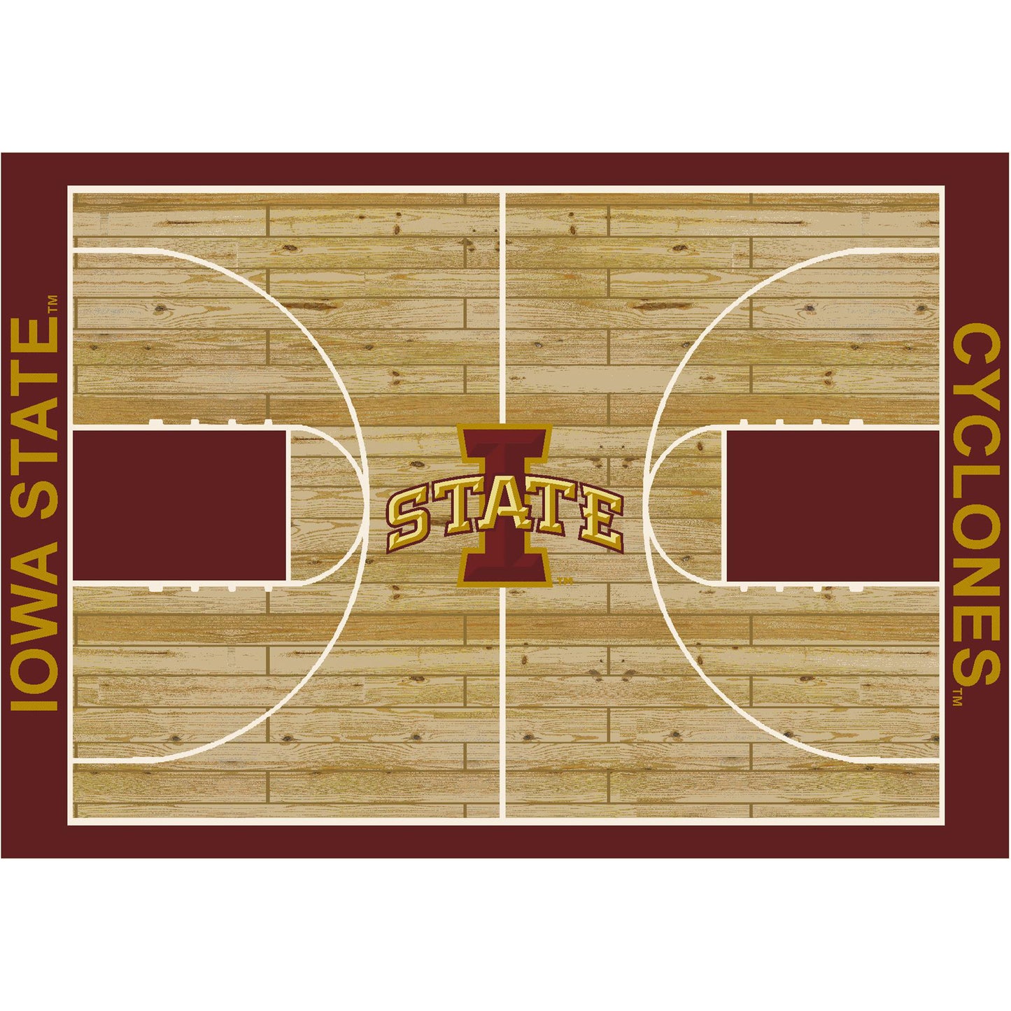 Imperial Iowa State Cyclones 3'10" x 5'4" Courtside Rug