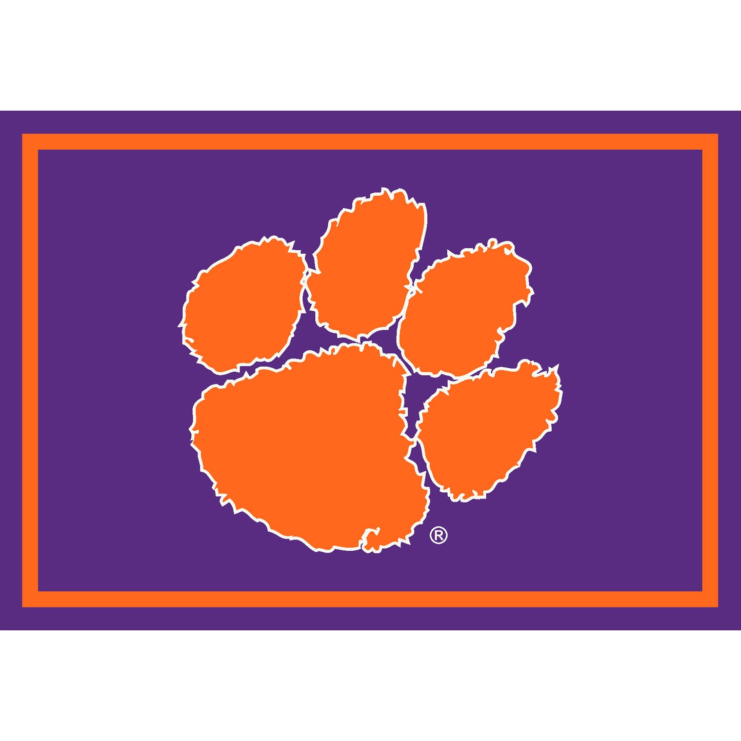 Clemson Tigers Imperial 3'10'' x 5'4'' Spirit Rug