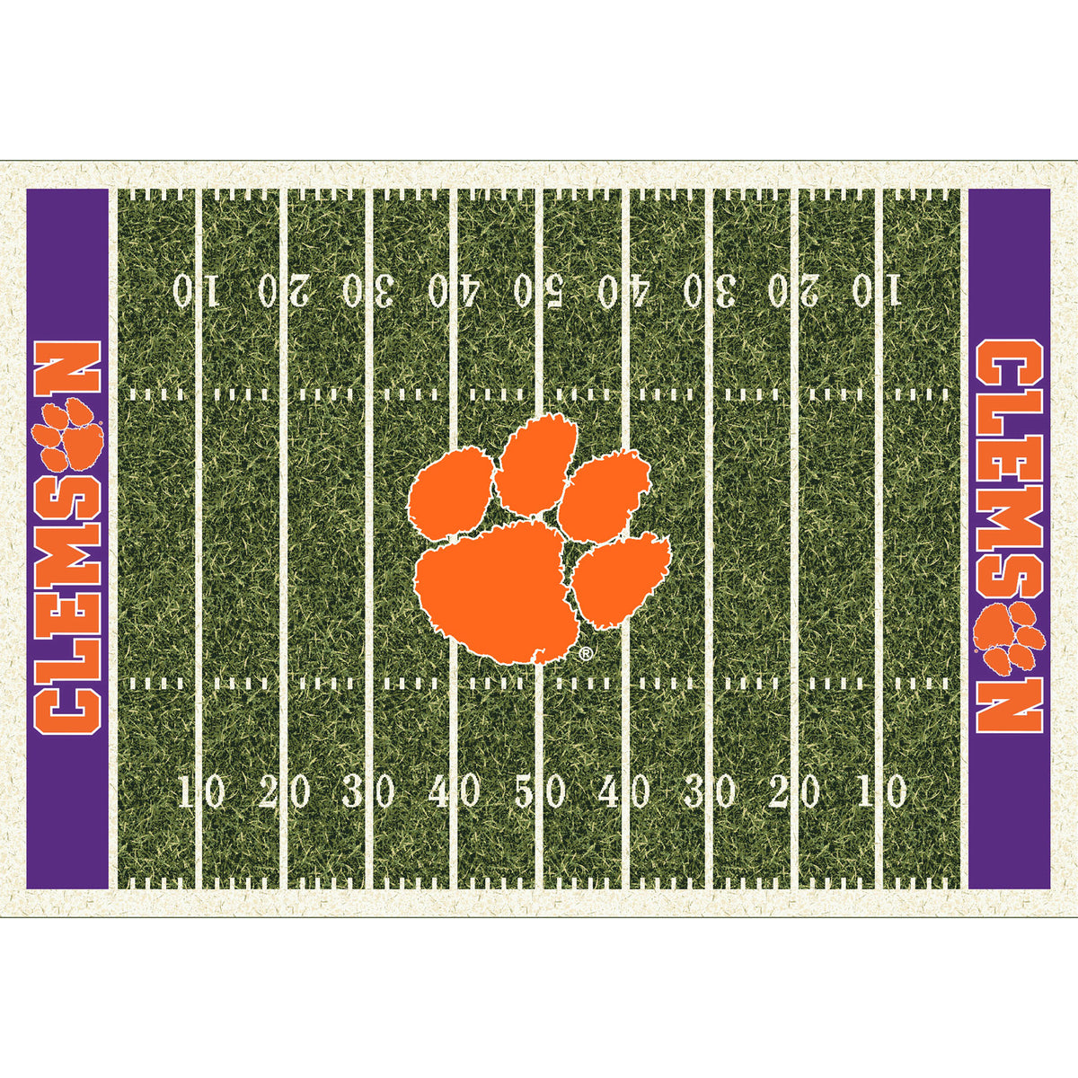 Imperial Clemson Tigers 5'4'' x 7'8'' Home Field Rug