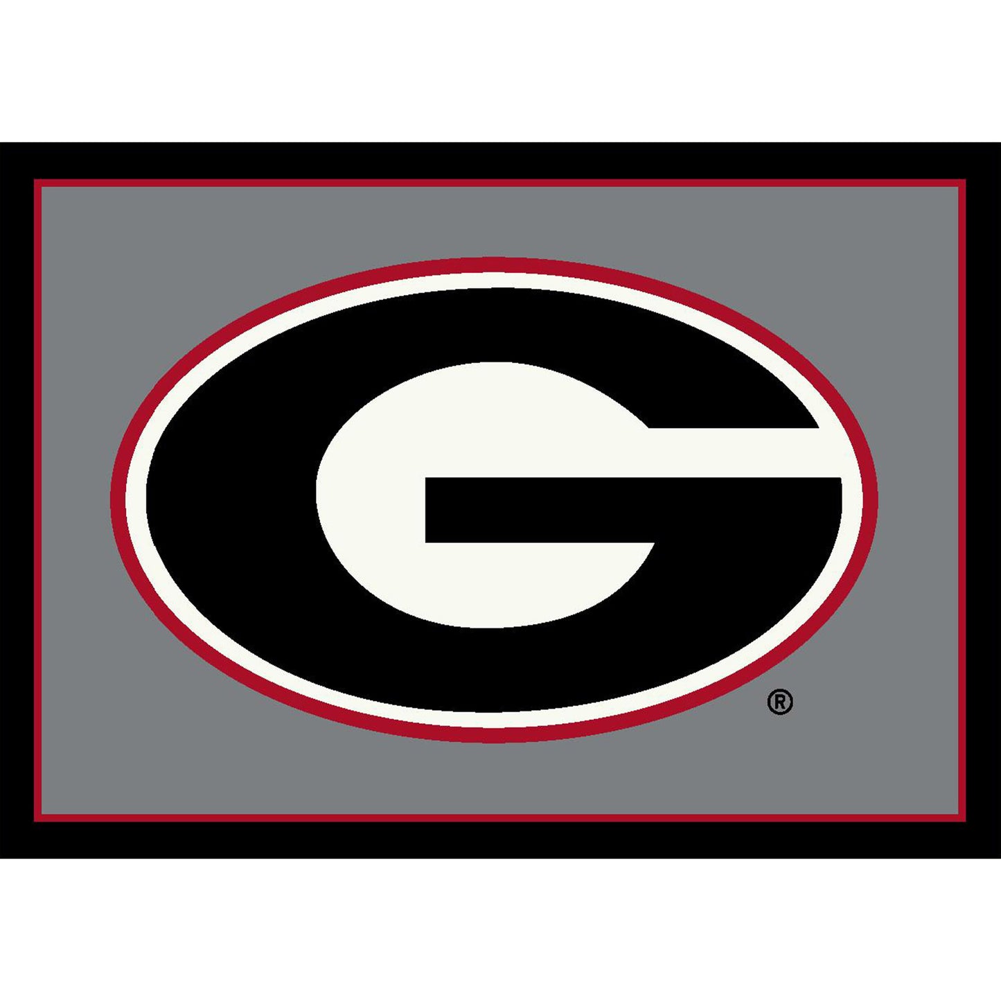 Imperial Georgia Bulldogs 5'4'' x 7'8'' Spirit Rug